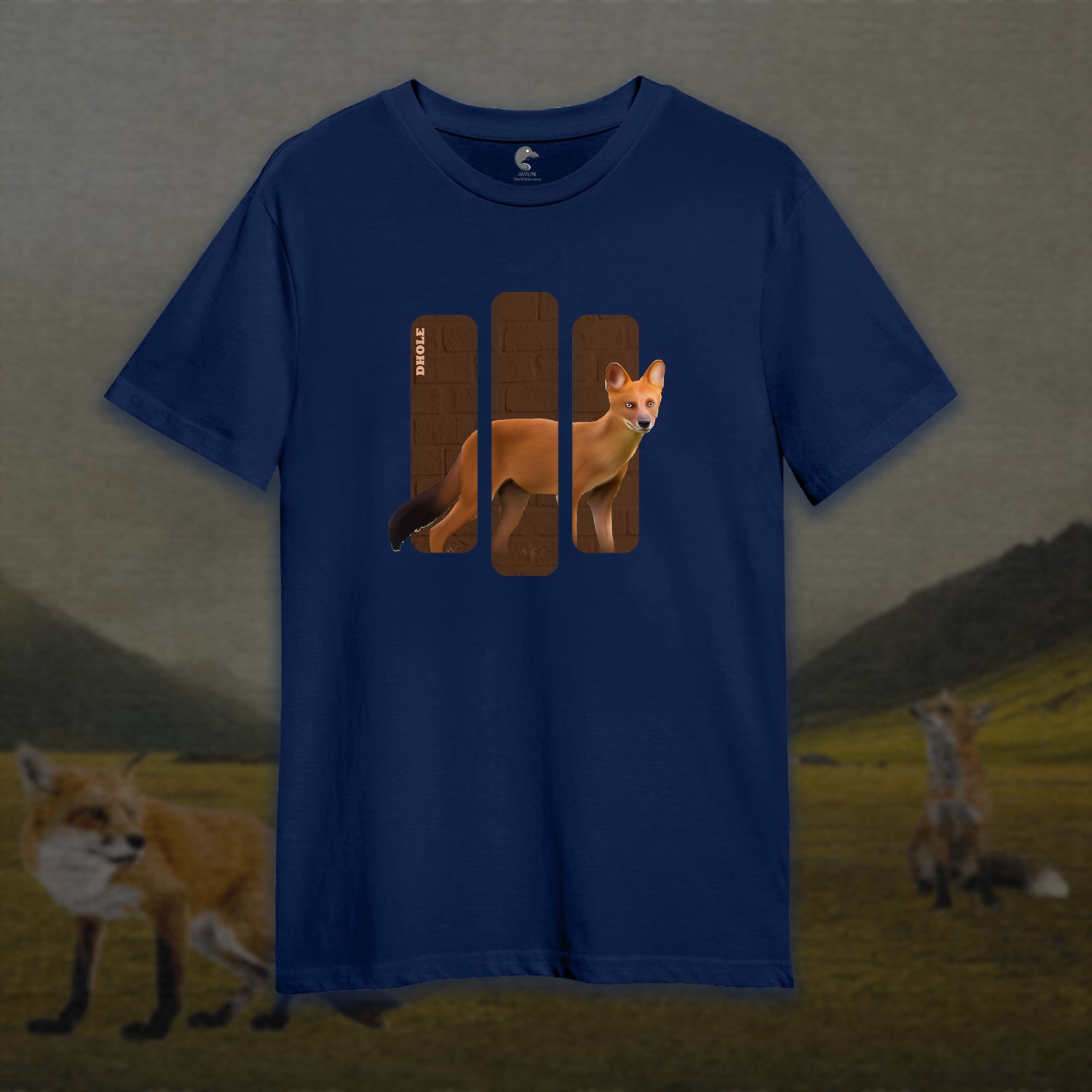 Wild Spirit: Striking Wild Dog Print T-shirt – Embrace Nature's Majesty!