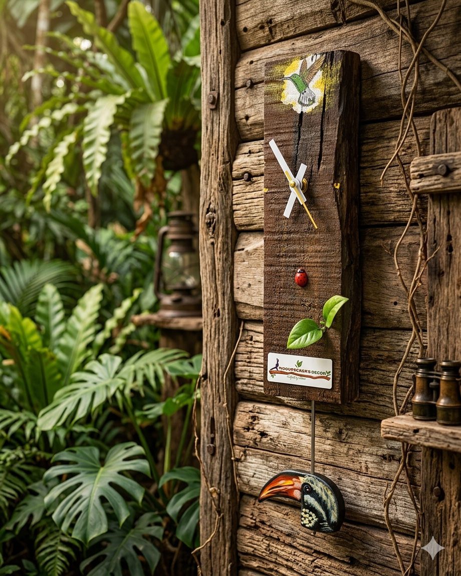 Sustainable Forest bird Clock