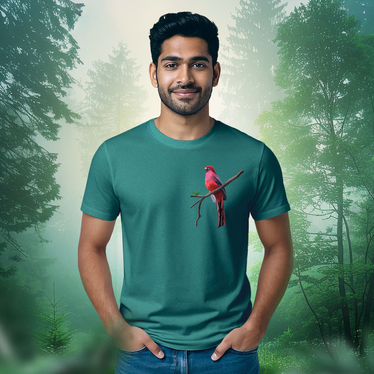 Ward's Trogon: Exquisite Avian Elegance in Design